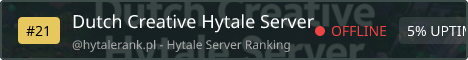 Dutch Creative Hytale Server Status